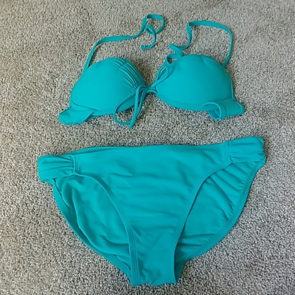 Teal bikini